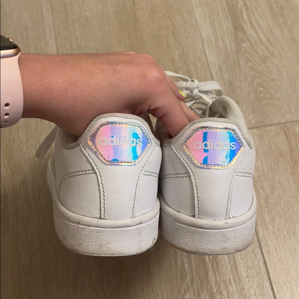 White Adidas Superstar
